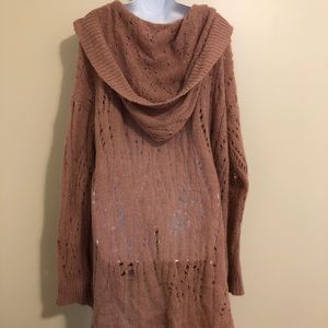 Free People Hooded Cardigan